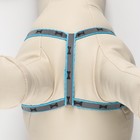 Комплект светоотражающий "Косточки", ширина 1 см, голубой - Фото 5