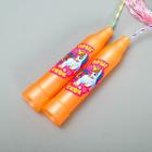 Скакалка детская «Пони», цвет жёлтый - Фото 3