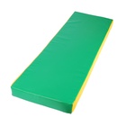 Мат, 150×50×10 см, цвет зелёный/жёлтый - Фото 4