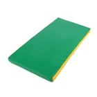 Мат, 100х50х5 см, цвет зелёный/жёлтый - Фото 3