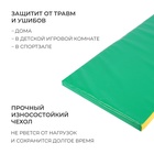 Мат, 150х50х5 см, цвет зелёный/жёлтый - Фото 3