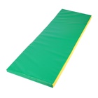 Мат, 150х50х5 см, цвет зелёный/жёлтый - Фото 4