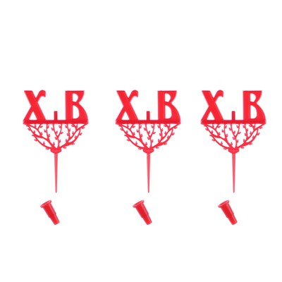 Набор подсвечников для куличей «ХВ», 3 шт., пластик