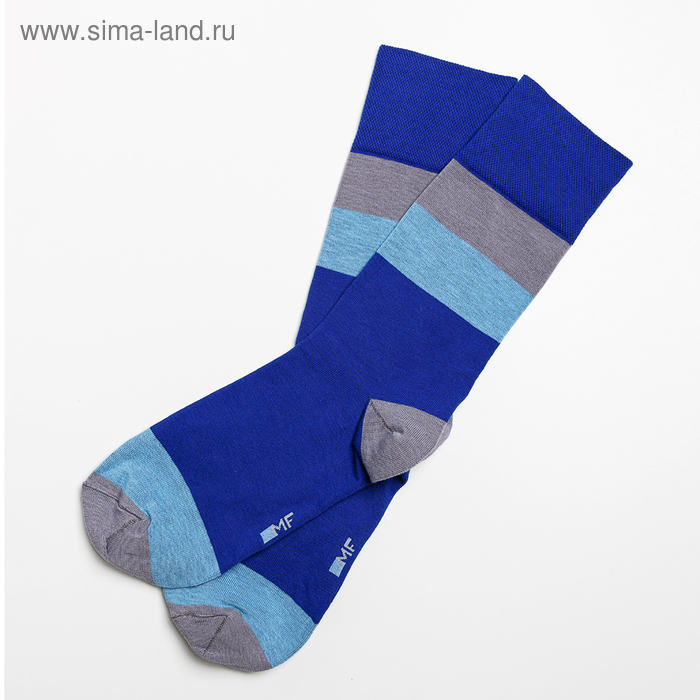 Носки мужские, цвет синий кобальт, размер 25 - Фото 1