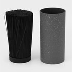 Подставка для ножей с наполнителем Доляна «Серый гранит», 11×11×22 см, цвет серый - Фото 5