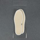 Стельки для обуви, влаговпитывающие, эластичные, окантовка, 35 р-р, пара, цвет бежевый - Фото 4