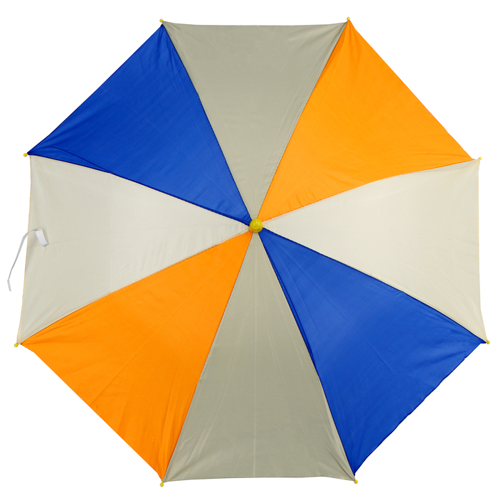 Зонт-трость «Радуга», полуавтоматический, со свистком, R=38см, цвета МИКС - фото 1883351589