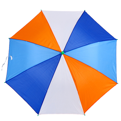 Зонт - трость детский «Радуга», полуавтоматический, 8 спиц, R=39/43 см, d=78 см, разноцветный