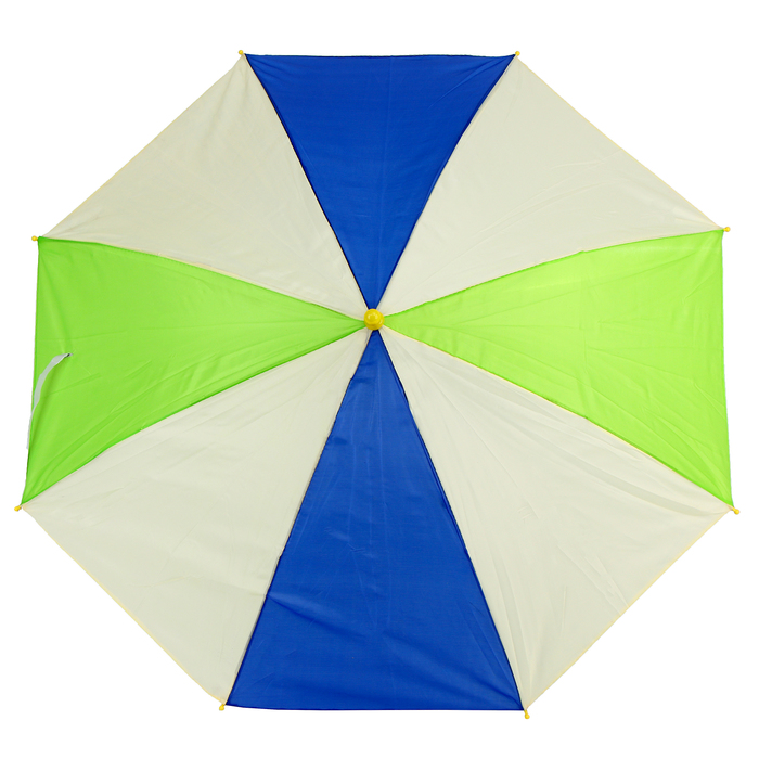 Зонт-трость «Радуга», полуавтоматический, со свистком, R=38см, цвета МИКС - фото 1883351594
