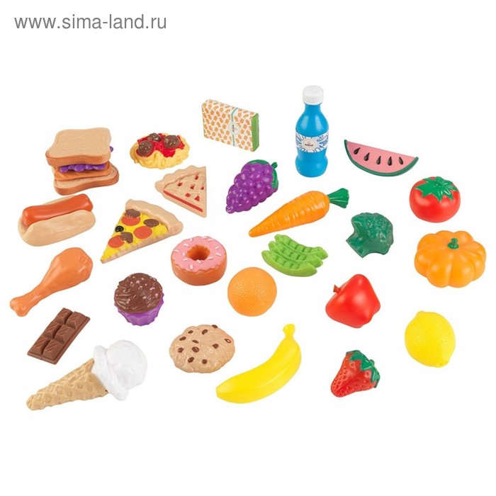 Игровой набор еды «Вкусное удовольствие», 30 элементов - Фото 1