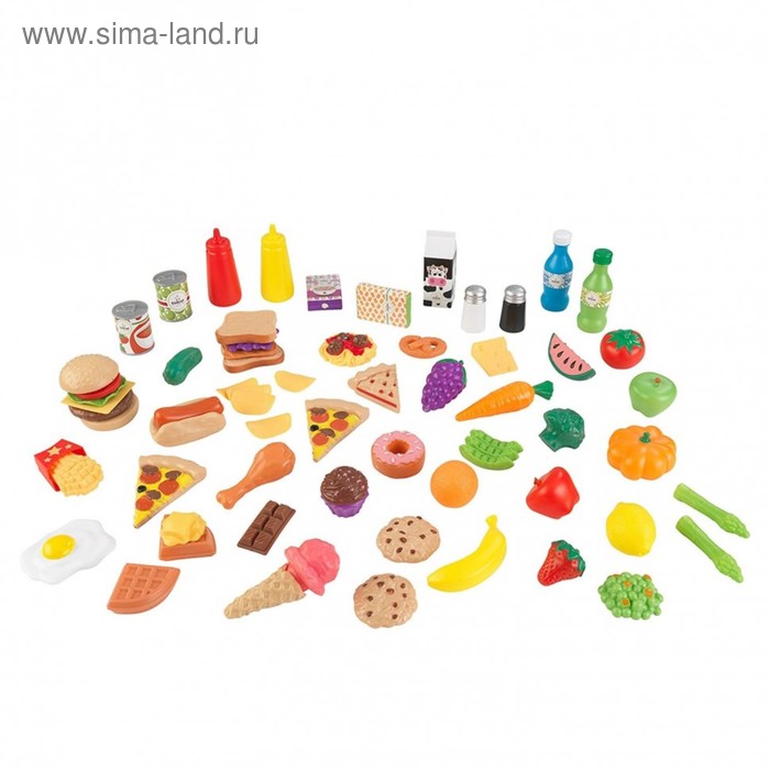 Игровой набор еды «Вкусное удовольствие», 65 элементов