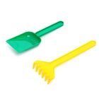 Набор игрушек для песочницы, 2 предмета: совок и грабли, МИКС - Фото 2