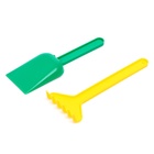 Набор игрушек для песочницы, 2 предмета: совок и грабли, МИКС - Фото 3