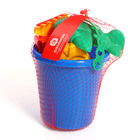 Набор игрушек для песочницы, 7 предметов: ведёрко, 4 формочки для песка, грабли - Фото 10