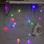 УЦЕНКА Гирлянда «Нить» 5 м с насадками «Шишки сосновые», IP20, прозрачная нить, 20 LED, свечение мульти (RG/RB), мигание, 220 В - Фото 7