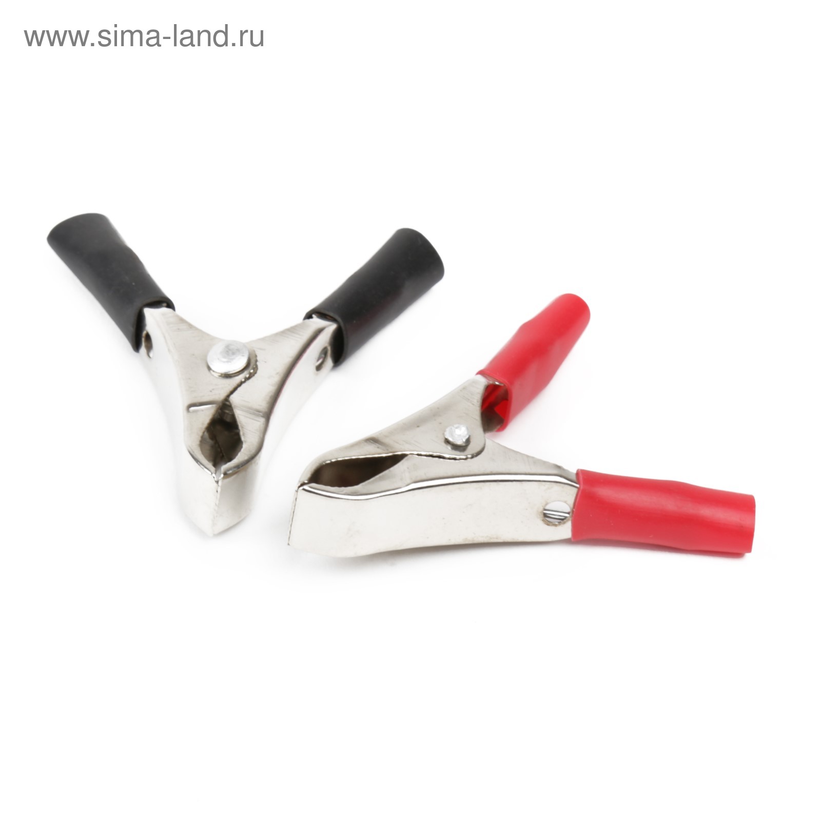 Зажим "крокодил" для проводов, 10 А, набор 2 шт (3340892) - Купить по ...