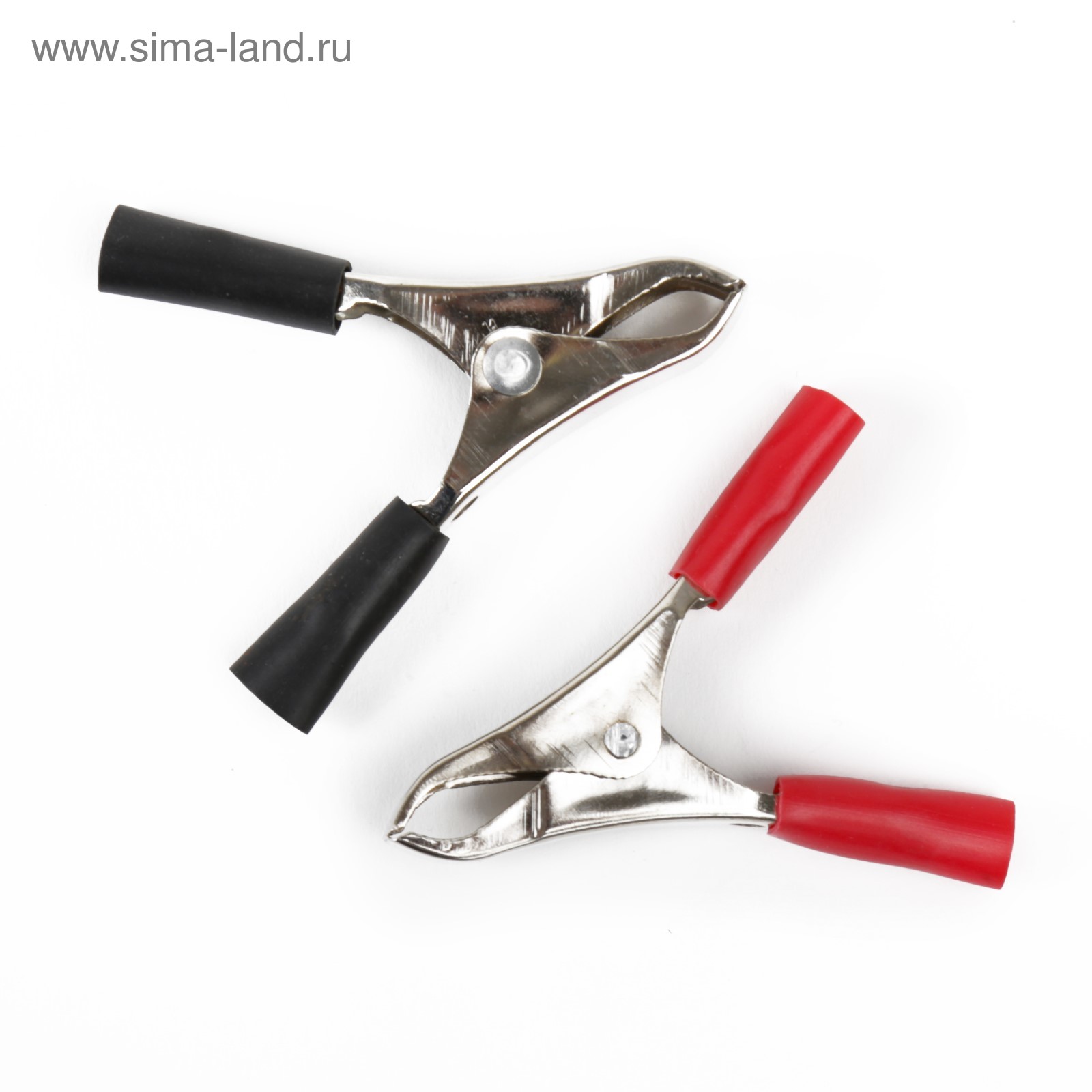 Зажим "крокодил" для проводов, 10 А, набор 2 шт (3340892) - Купить по ...