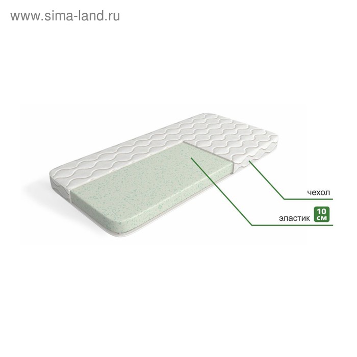 Матрас Эластик 10 размер 180х200 см высота 10 см трикотаж 8400₽