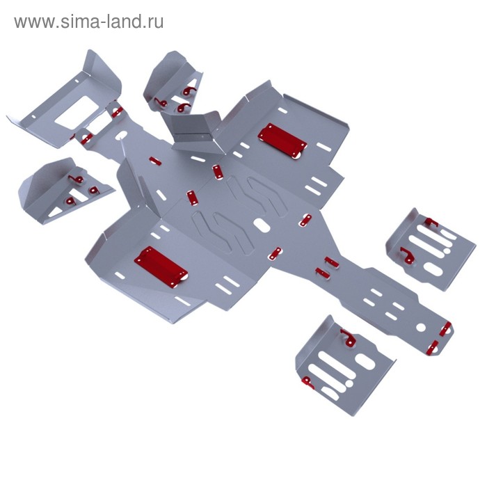 Комплект защит днища Rival для Polaris Sportsman touring ATV 570  2014-2015, 444.7414.2 - Фото 1
