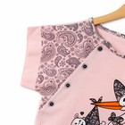Комплект для беременых (халат, сорочка) "Аист" цвет розовый, р-р 50, рост 164 - Фото 10