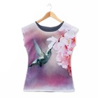 Комплект женский (футболка, бриджи) "Колибри" цвет розовый, р-р 44, рост 164 - Фото 5