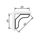 Уголок внутренний СОСНА сращенный, 220х4см "Лесопилка 147" - Фото 2