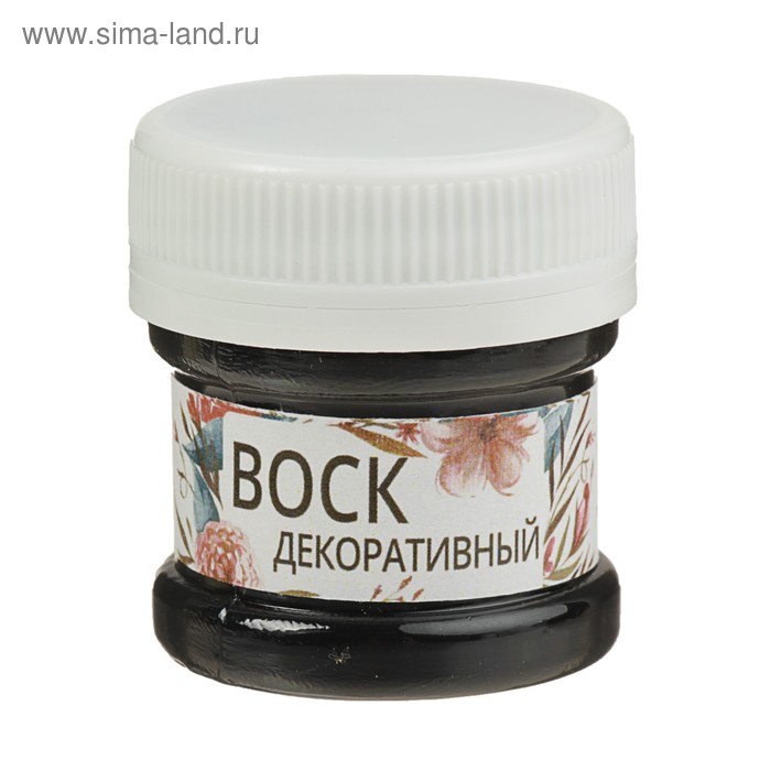 Воск для патинирования, 25 мл, WizzArt, чёрный - Фото 1