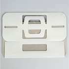Коробка под торт без печати «Бабочка» 1 кг, белая, с ручками, 21×21×12 см - Фото 6