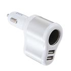 Разветвитель прикуривателя TORSO, USB 1 А / 2.1 А, 60 Вт, 12/24 В, микс - Фото 2