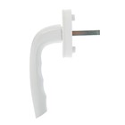 Ручка оконная Комфорт 01, металлическая, белая - фото 20797951