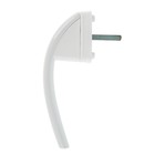 Ручка оконная Премиум, металлическая, белая - Фото 2