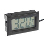 Термометр цифровой, ЖК-экран, провод 1 м - фото 8398