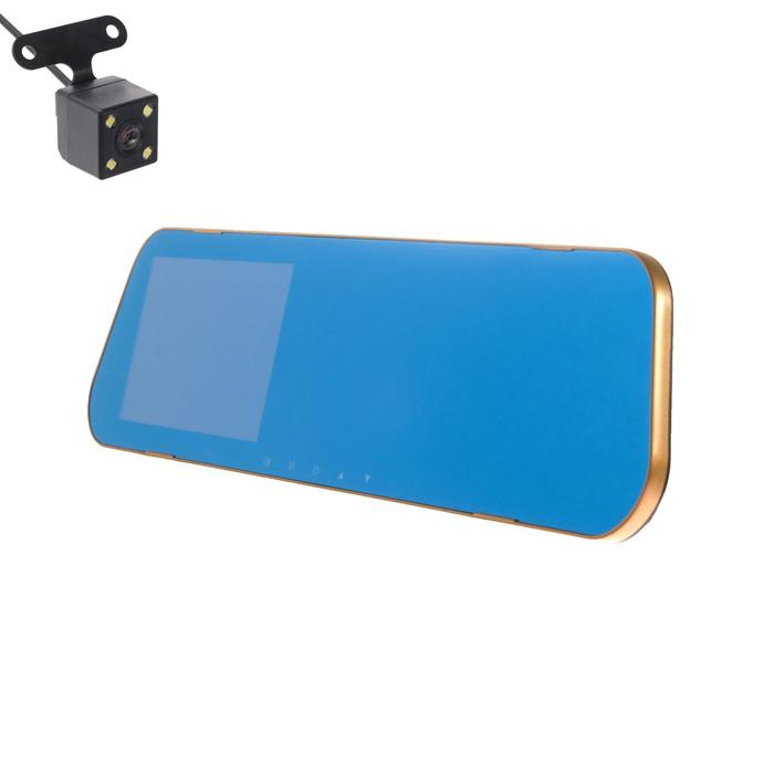 Видеорегистратор TORSO, 2 камеры, HD 1080P, размер 31×8 см, TFT 4.3, обзор 120° - Фото 1