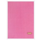 Ткань на клеевой основе «Розовая в белый горошек», 21 х 30 см - Фото 3