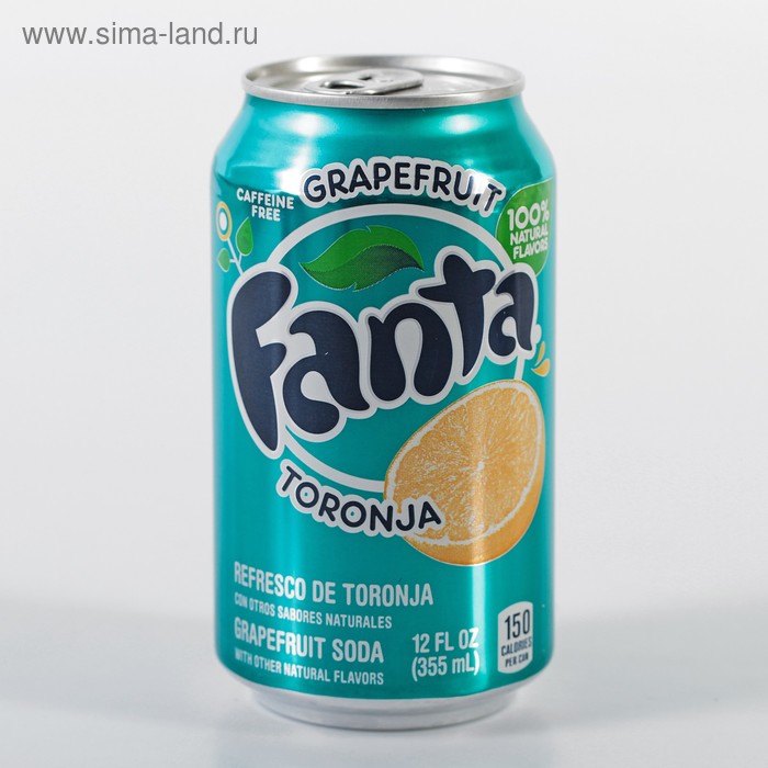 Газированный напиток Fanta грейпфрут, 355 мл - Фото 1