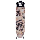 Доска гладильная Nika Bruna Fashion, 122×34 см, регулируемая высота до 90 см - Фото 4