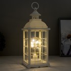 Ночник "Фонарь и светлячки" белая от батареек 3ААА 35х13,5х13,5см RISALUX - фото 23192360