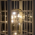 Ночник "Фонарь и светлячки" белая от батареек 3ААА 35х13,5х13,5см RISALUX - фото 23192363