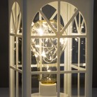 Ночник «Фонарь-домик», белый, от батареек 3ААА 35×13.5×13.5 см RISALUX - Фото 7