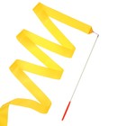 Лента для танцев, длина 4 м, цвет жёлтый - Фото 1