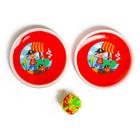 Игра-липучка «На абордаж», набор: 2 тарелки 18 см, шарик, цвета МИКС - Фото 1