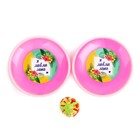 Игра-липучка «Я люблю лето», набор: 2 тарелки 18 см, шарик, цвета МИКС - Фото 2