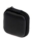 Футляр для наушников, квадратный, мат. верха: экокожа, 80×80×30 мм, черный  (артикул 2813082)  большой выбор товаров оптом и в розницу по низким ценам с доставкой