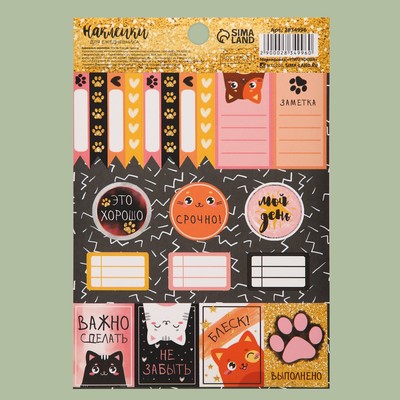 Наклейки для ежедневника «Важно сделать!», 11 × 16 см