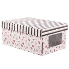 Складная коробка с PVC окошком «Девичьи фантазии», 34 × 23 × 15 см - Фото 1