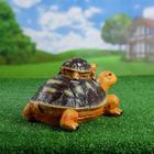 Садовая фигура "Черепаха двойная" 26х20х17см - Фото 3