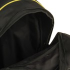Рюкзак молодёжный Stavia 44 х 30 х 17 см, эргономичная спинка, «Взрыв», чёрный/горчичный - Фото 7