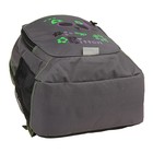 Рюкзак молодёжный Stavia 41 х 27 х 15 см, эргономичная спинка, «Очки», серый/лиловый/зелёный - Фото 5