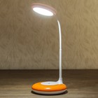 Лампа настольная сенсор 3 режима LEDх18 3W USB "Оракул" оранжевая 30х13х13 см - Фото 2