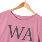 Пижама женская (футболка, шорты) Wake цвет розовый, р-р 46 - Фото 3